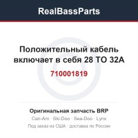 710001819 Положительный кабель включает в себя 28 TO 32A