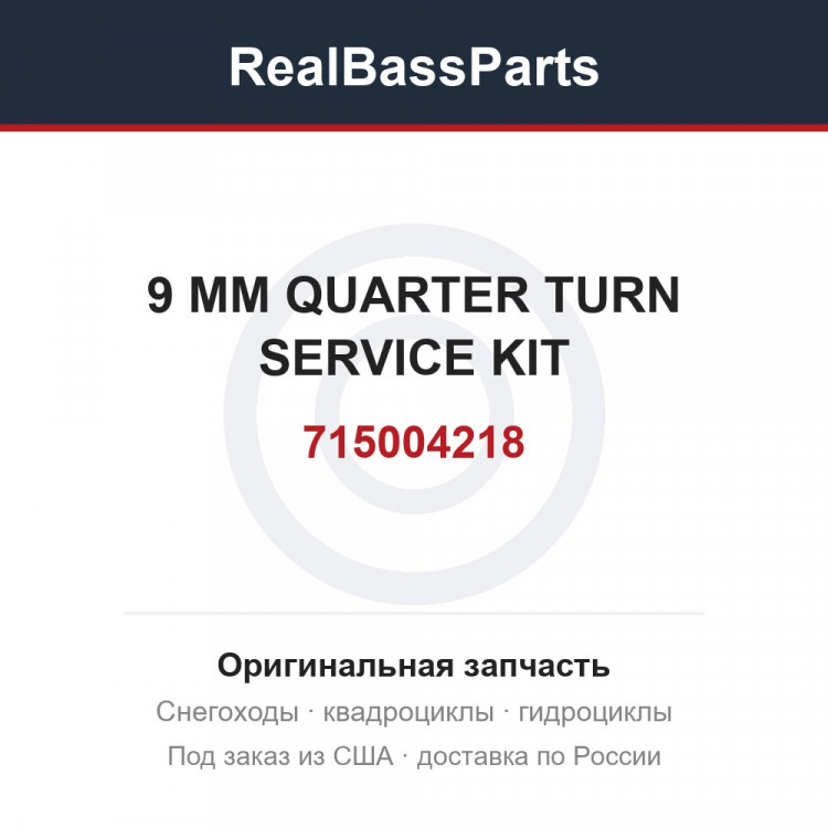 715004218 9 MM QUARTER TURN SERVICE KIT