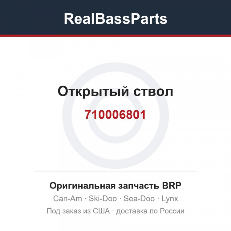 710006801 Открытый ствол