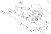 Топливный бак Ski-Doo Summit X 800R Power T.E.K. (2009) (513033458)