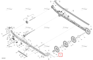 Колесо 200 мм b Ski-Doo 503196704