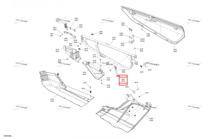 Retaining ремень Can-Am Maverick Turbo RR XRS (2026) (705801727)