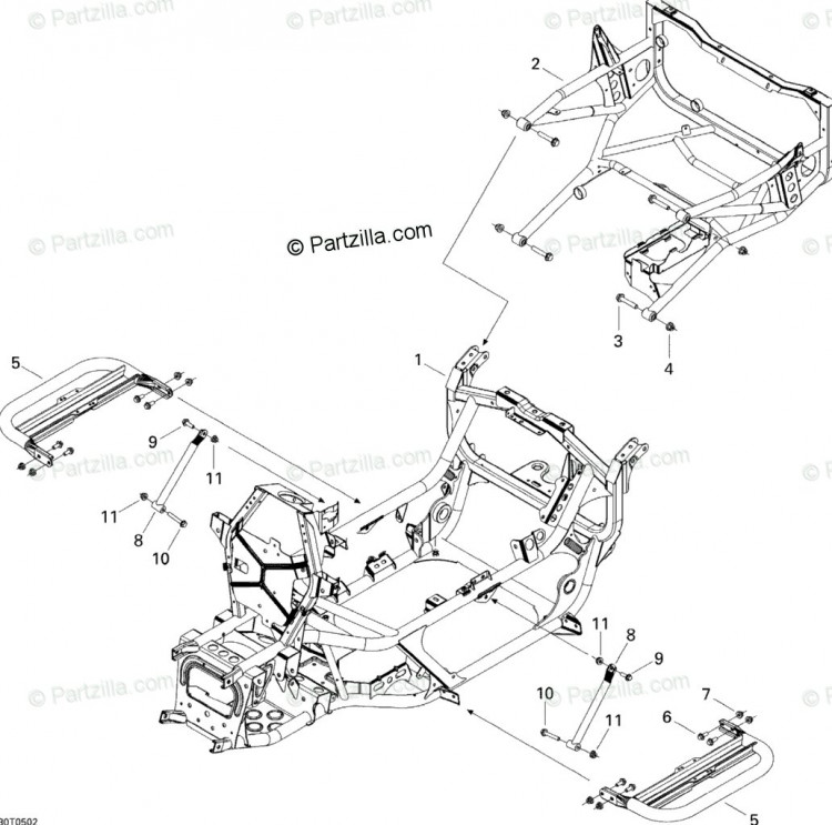 705201037 Рамка (черная)