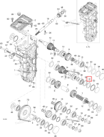 Регулировочная шайба 0.5 мм Ski-Doo Expedition TUV V800 4-TEC (2009) (M617394352)