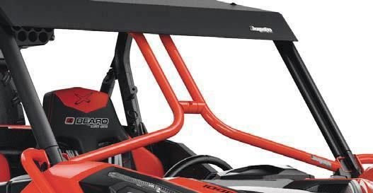 715004455 Передняя защитная планка Dragonfire для Maverick Trail, Maverick Sport: Canam Red