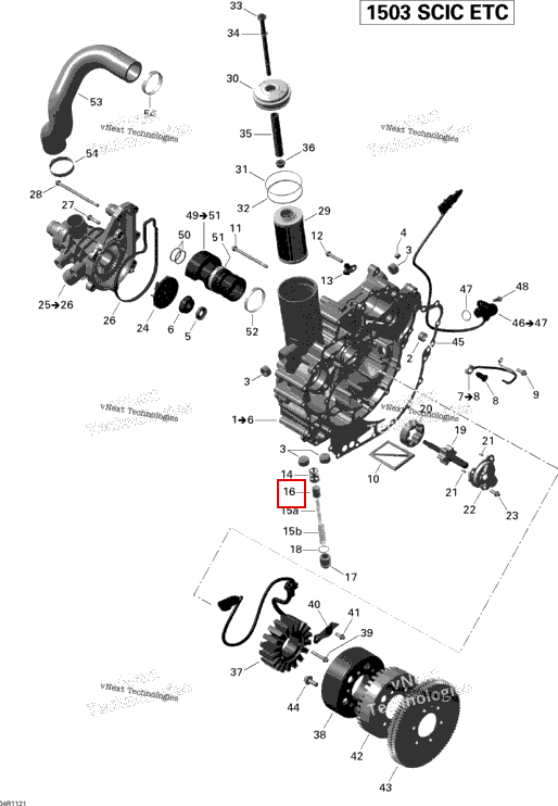 Поршень клапан Sea-Doo GTX 215 (2012) (420256631)