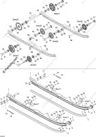 503191103 ROUE 180       *WHEEL 180  Ролик подвески 180мм, наружний красный