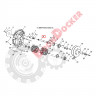 1332256 Вал ведомого вариатора для снегоходов Polaris WIDETRAK LX 1332218/6230124-067
