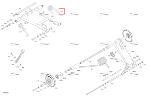 Правый передний Torsion пружина Ski-Doo 503196896