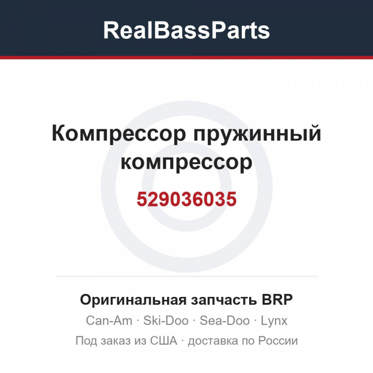529036035 Компрессор пружинный компрессор