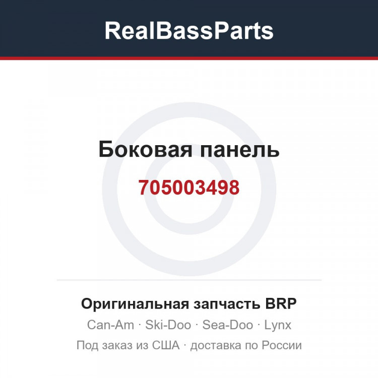 705003498 Боковая панель
