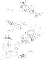 Бампер Anchoring Can-Am Outlander MAX 800 XT (2008) (705001058)