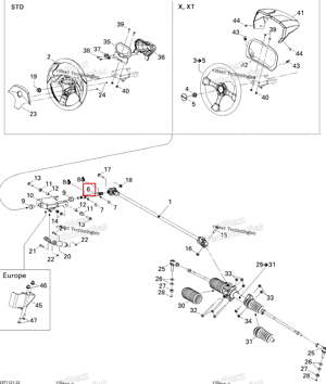 Steering вал Can-Am 709400654