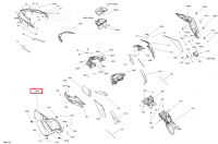 517306985 Панель боковая левая черная G4 17-> Ski-Doo LH PANEL 517305751