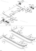 503191107 RAIL USINE 136"*RUNNER-MACH 136"  Направляющая гусеницы