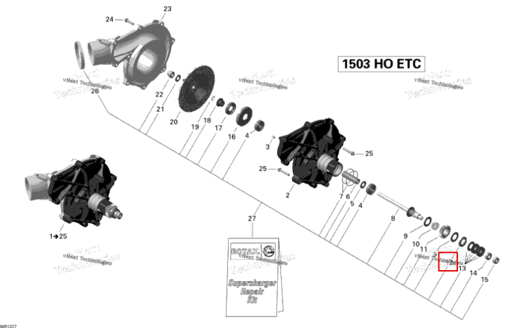 Шайба стопорная Sea-Doo RXT-X 260 RS (2012) (420926377)
