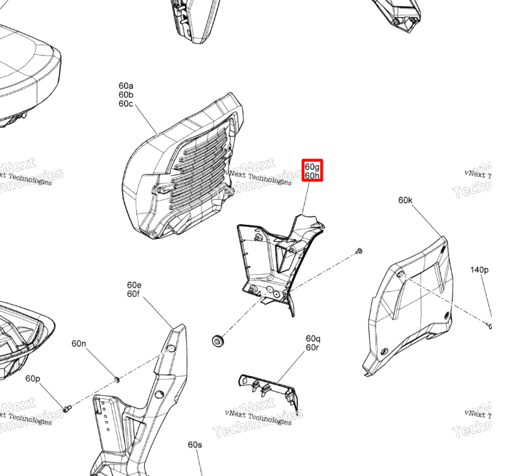 510006706 Накладка Ski-Doo