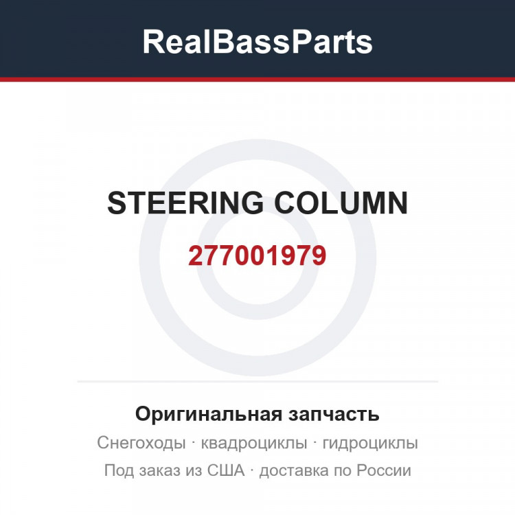 277001979 STEERING COLUMN