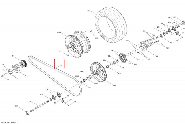 207503587 Фланцевый шестигранник. винт M10 X 35, SCOTCH GRIP