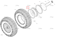 Carbon чёрный обод Bead замок 15 включает 210 b to 210 bb Can-Am Maverick Turbo RR XRC (2022) (705402688)