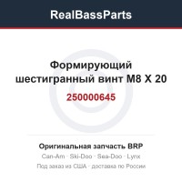 250000645 Формирующий шестигранный винт M8 X 20