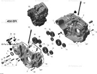 420044904 Длинный блок, 449 EFI ENGINE