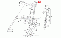 1605-054 Втулка рулевая правая Arctic Cat BEARING - RIGHT