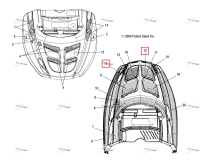 FOIL LVREDGE FRT1 X6 25 3 M 1430 Polaris Widetrak LX (2006) (5811750)