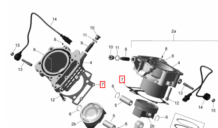 420650390 Прокладка цилиндра Can-Am