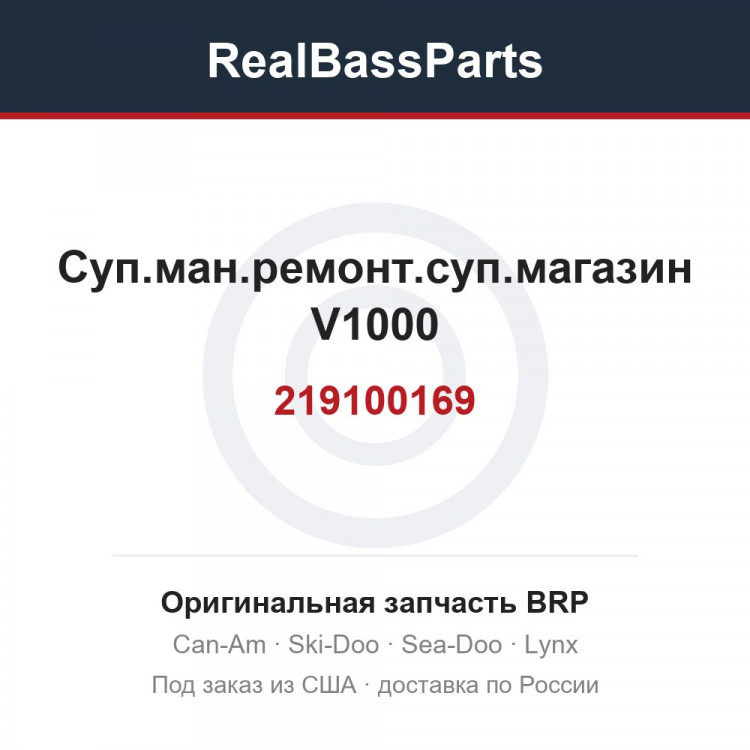 219100169 Суп.ман.ремонт.суп.магазин V1000