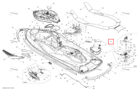 Левый Access крышка Sea-Doo RXT-X 260 RS (2012) (291003686)