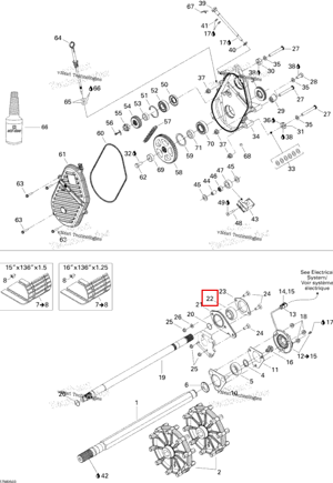 Шарикоподшипник Ski-Doo 504152026