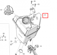 519000353 Маслобак бачок масляный для снегоходов Ski-Doo SUMMIT G5 519000353