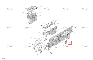 Задний нижний жгут проводов защита Can-Am 707901216