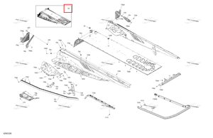 Шасси тоннель блок 146 at Ski-Doo 415130550