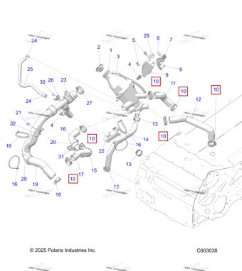 7080843 Пружина лента CLAMPS 32/12
