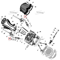 Гайка шестигранная M6 Can-Am Maverick Sport 1000R XRC (2020) (420242911)