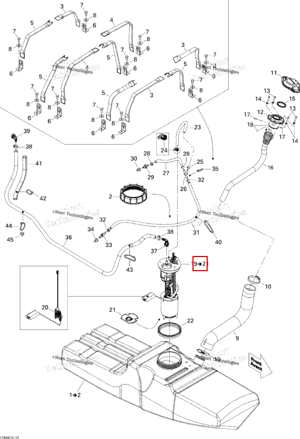 Топливный насос в сборе Sea-Doo 275500771