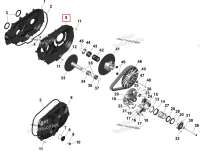 Variator воздушный крышка Can-Am Outlander 4x4 XT 1000R (2025) (420212735)