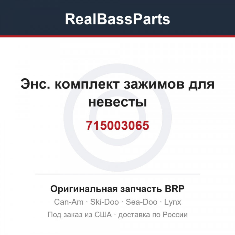 715003065 Энс. комплект зажимов для невесты