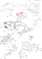 Винт Plastofast 4 x10 Ski-Doo Expedition TUV V800 4-TEC (2009) (M40611)