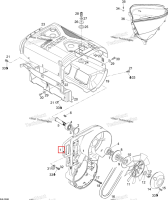 Вентилятор корпус Ski-Doo Skandic SUV (2009) (420912203)