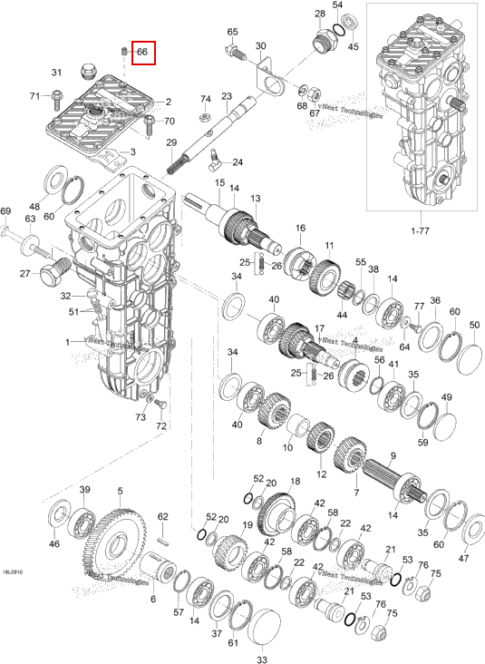 Threated заглушка Ski-Doo Skandic SWT (2009) (M640025012S)
