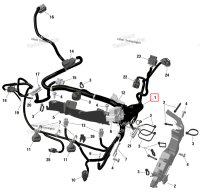 Жгут проводов Ski-Doo Summit 850 E-TEC Turbo R X (2024) (420864547)