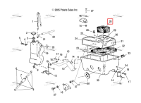 AIRBOX CHIMNEY поролон Polaris Widetrak LX (2006) (5811688)