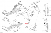 505074133 Шаровая нижнего рычага G4 Ski-Doo BALL JOINT