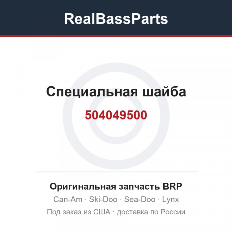 504049500 Специальная шайба