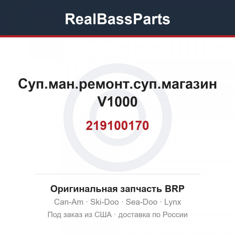 219100170 Суп.ман.ремонт.суп.магазин V1000
