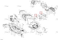 Чёрный правый задний опора Package Trixx Sea-Doo Spark 900 HO ACE (2018) (291004546)