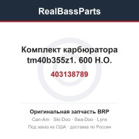 403138789 Комплект карбюратора tm40b355z1. 600 H.O.